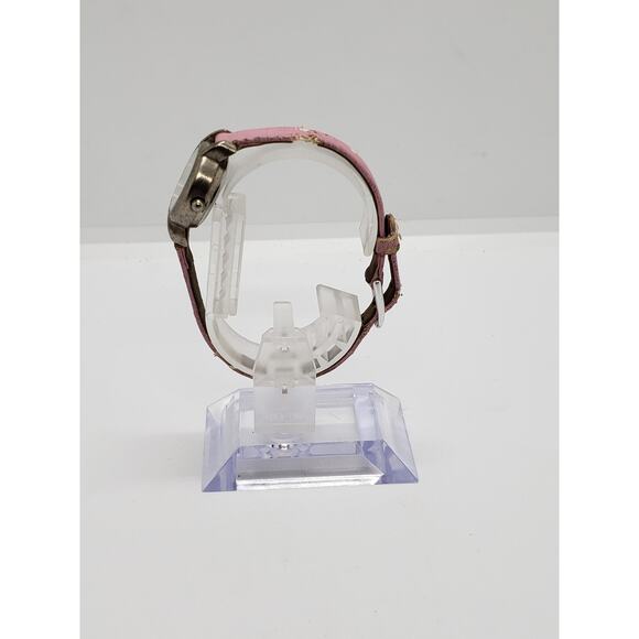 Timex Carriage women\'s watch. Silver face. Pink Band. CR1216CELL. N8 main image 4
